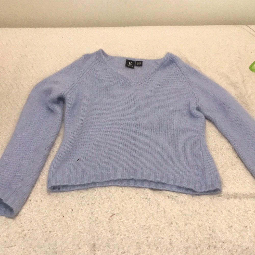 Violet knit T-shirt/ sweatshirt